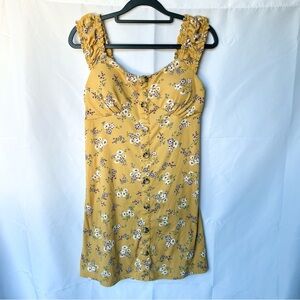 No Boundaries Yellow Floral Top